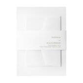 Invitation Belly Band Uitnodigingen Wikkel (Voorkant Voorbeeld)