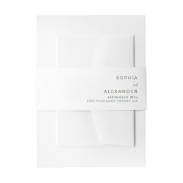 Invitation Belly Band Uitnodigingen Wikkel