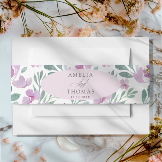 Invitation Belly Band Uitnodigingen Wikkel