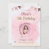 Invitation birthday  kaart (Voorkant)