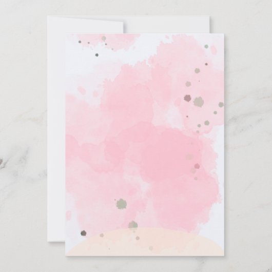 Invitation birthday  kaart (Achterkant)