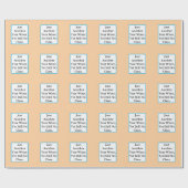 Invitation Cadeaupapier (Vlak)