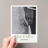 invitation card acryl uitnodigingen (Insitu (Draagbaar))