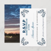 invitation card RSVP  in the most beautiful colors (Voorkant / Achterkant)