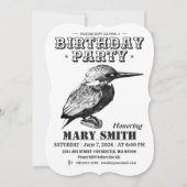 Invitation Card_Western Style (Common Kingfisher) Kaart (Voorkant)