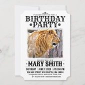 Invitation Card_Western Style (Lion) Kaart (Voorkant)