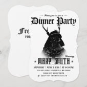 Invitation Card_Western Style (Samurai) Kaart (Voorkant / Achterkant)