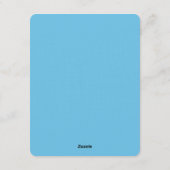 Invitation Card Yoga Meditation Rainbow Colors  Kaart (Achterkant)