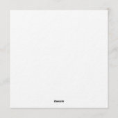 Invitation Cards Kaart (Achterkant)