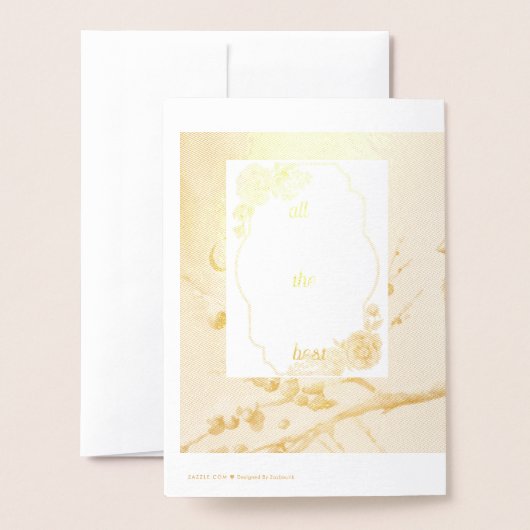 invitation christmas foil card folie kaarten (Met envelop)