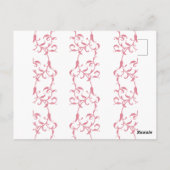 Invitation de boda decorada con hojas de acanto briefkaart (Achterkant)