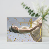 Invitation de quinceanera  kaart (Staand voorkant)