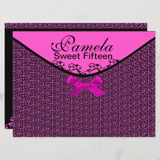 Invitation envelope kaart (Voorkant / Achterkant)