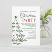  Invitation Festive Cheer Gif te Christmas Card Kaart (Staand voorkant)