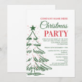  Invitation Festive Cheer Gif te Christmas Card Kaart (Voorkant / Achterkant)