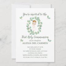 Invitation First Holy Communion ALEXIA