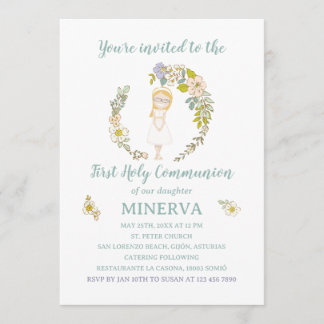 Invitation First Holy Communion MINERVA Kaart