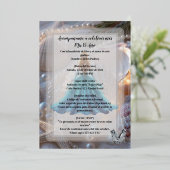 Invitation for  for agirls fifteenth  birthday folie uitnodiging (Staand Voorkant)