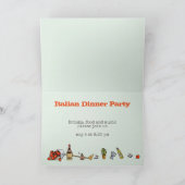 Invitation Greeting Card Vintage Fiat 500 (Binnen)