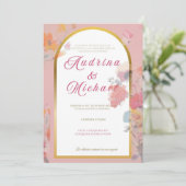 Invitation  kaart (Staand voorkant)