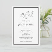 Invitation Kaart (Staand voorkant)