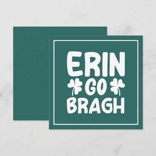 Invitation Kaart (Voorkant / Achterkant)