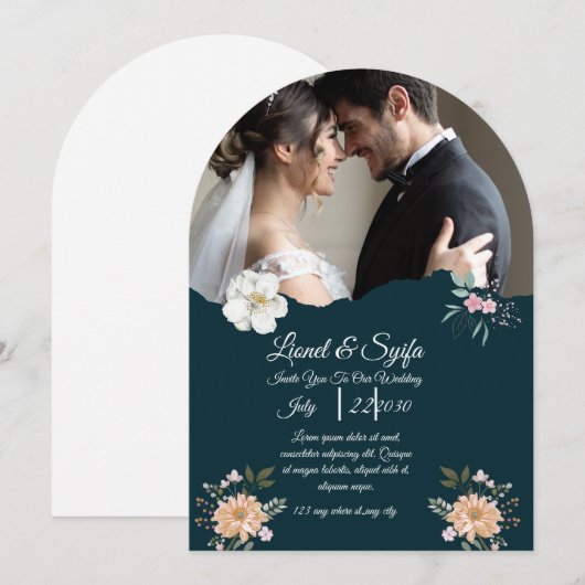 Invitation Kaart (Voorkant / Achterkant)