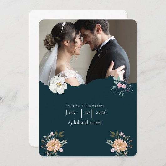 Invitation Kaart (Voorkant / Achterkant)