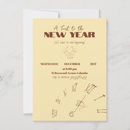 Invitation Kaart (Voorkant)