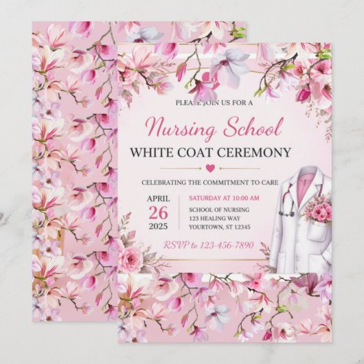 Invitation Kaart (Voorkant / Achterkant)