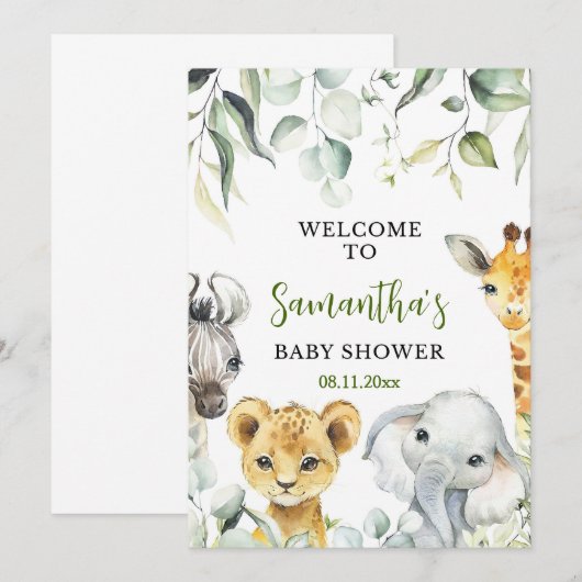 Invitation Kaart (Voorkant / Achterkant)