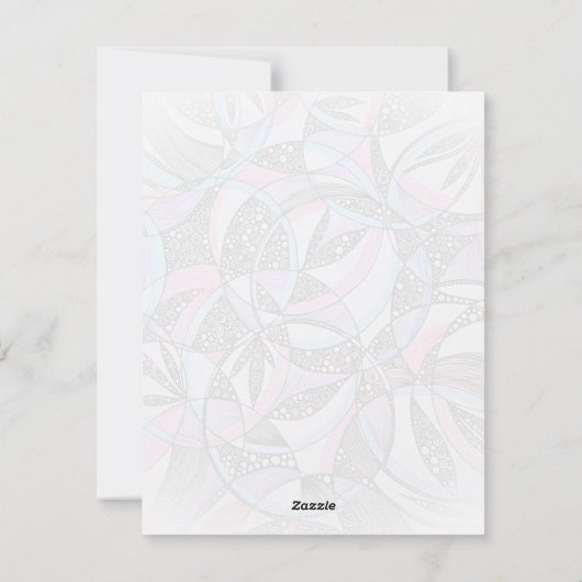 Invitation Kaart (Achterkant)