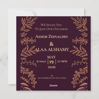 Invitation Kaart