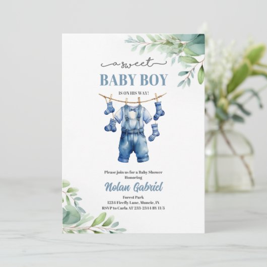 Invitation Kaart (Staand voorkant)