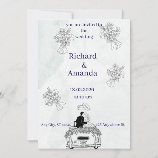 invitation kaart (Voorkant)