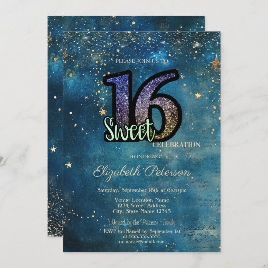 Invitation Kaart (Voorkant / Achterkant)