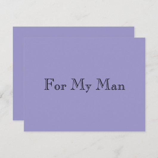 Invitation Kaart (Voorkant / Achterkant)