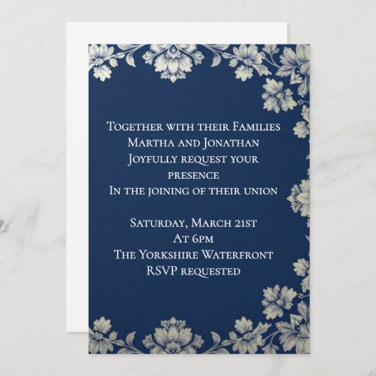 Invitation Kaart (Voorkant / Achterkant)