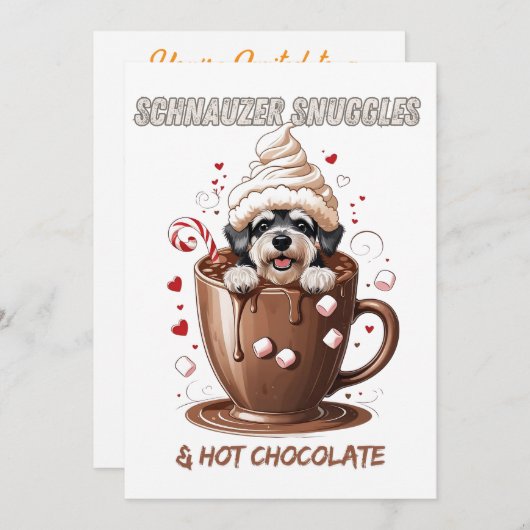 Invitation Kaart (Voorkant / Achterkant)