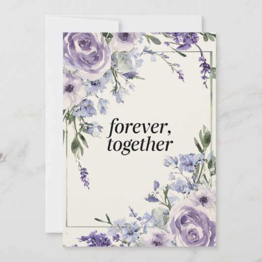 Invitation Kaart (Achterkant)