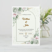 Invitation Kaart (Staand voorkant)