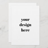 Invitation Kaart (Voorkant / Achterkant)