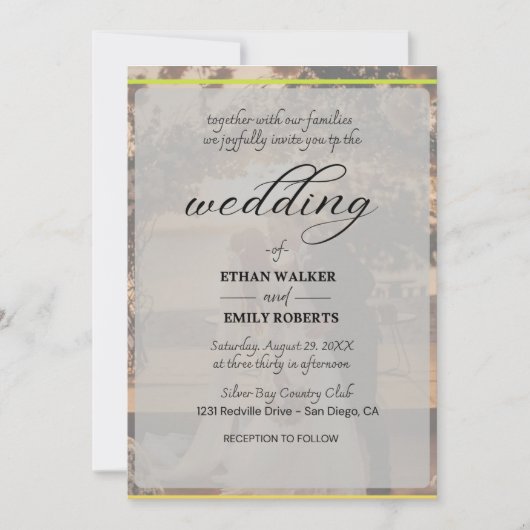 Invitation Kaart (Voorkant)