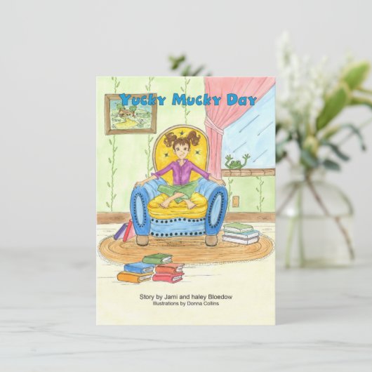 Invitation  kaart (Staand voorkant)