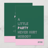 Invitation Kaart (Voorkant / Achterkant)