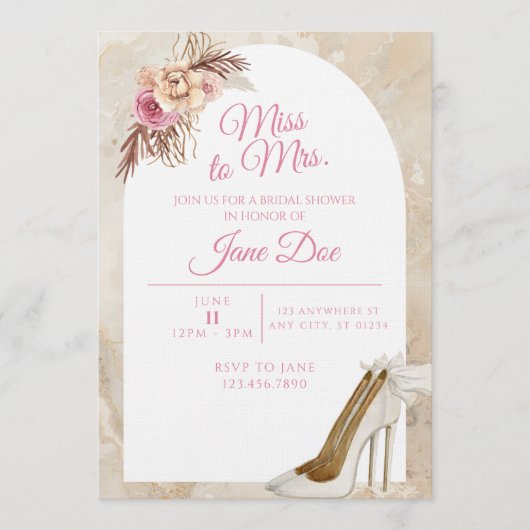 Invitation Kaart (Voorkant)