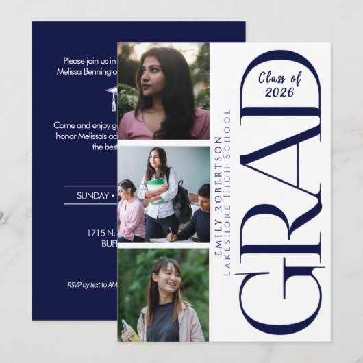 Invitation Kaart (Voorkant / Achterkant)