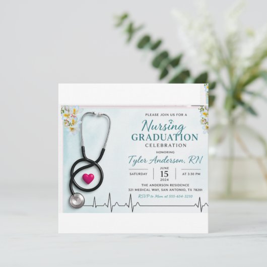 Invitation Kaart (Staand voorkant)