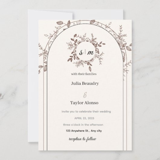 Invitation Kaart (Voorkant)