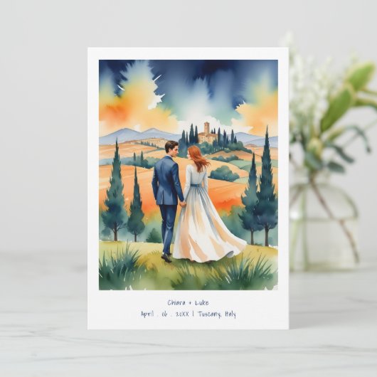 Invitation Kaart (Staand voorkant)